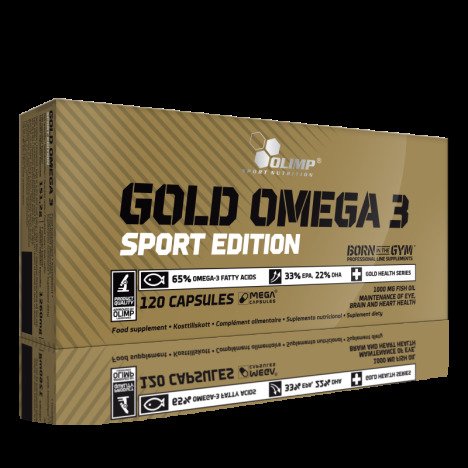 Gold Omega3 Sport Edition 120 Capsule 1000mg Olimp